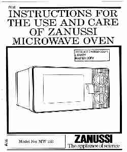 Zanussi Microwave Oven MW 152-page_pdf